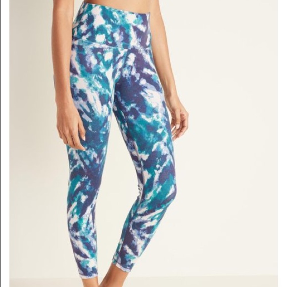 High waisted tie-dye legging(plus)